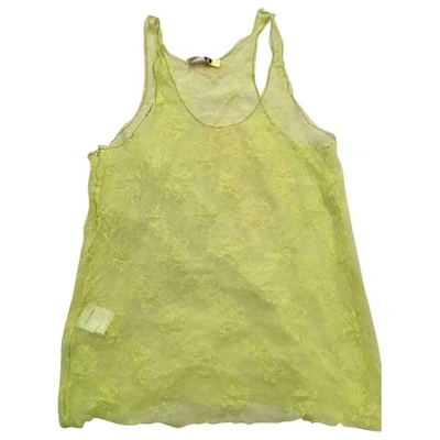 Pre-owned Msgm Vest In Yellow