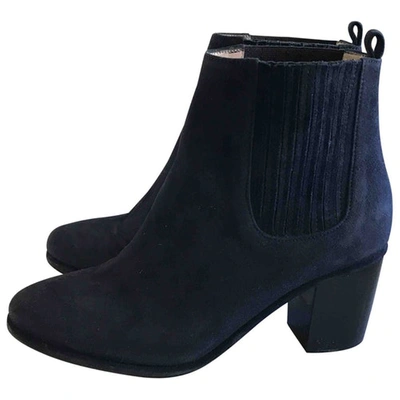 Pre-owned Opening Ceremony Boots In Blue