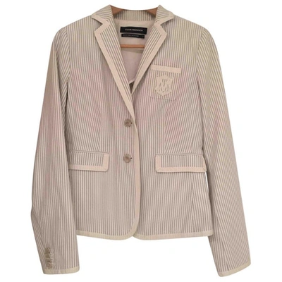 Pre-owned Club Monaco Suit Jacket In White