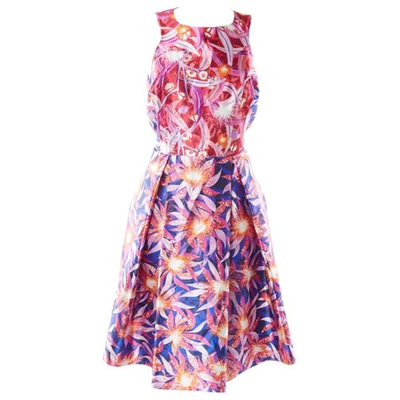 Pre-owned Peter Pilotto Silk Mid-length Dress In Pink