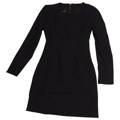 Pre-owned Stine Goya Wool Mid-length Dress In Black