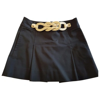 Pre-owned Gucci Mini Skirt In Blue