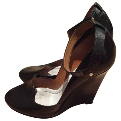 Pre-owned Lemaire Leather Heels In Black