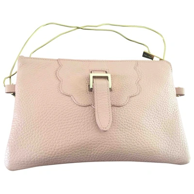 Pre-owned Meli Melo Leather Crossbody Bag In Pink