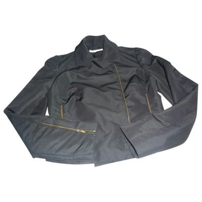 Pre-owned Paule Ka Biker Jacket In Black