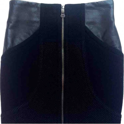 Pre-owned Edun Wool Mid-length Skirt In Black