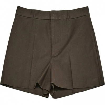 Pre-owned Dsquared2 Brown Cotton - Elasthane Shorts