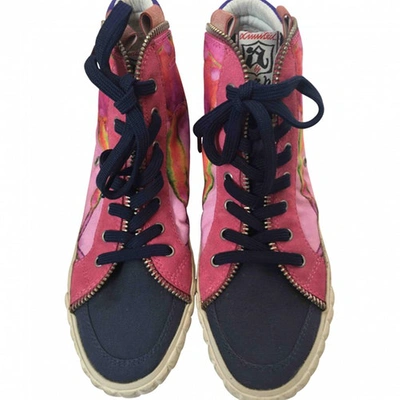 Pre-owned Ash Cloth Trainers In Multicolour