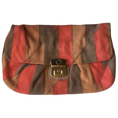 Pre-owned Marc By Marc Jacobs Leather Clutch Bag In Multicolour