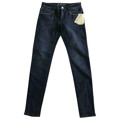 Pre-owned Michael Kors Slim Jeans In Blue