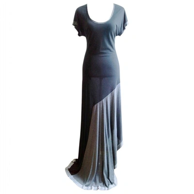 Pre-owned Diesel Black Gold Maxi Dress In Anthracite