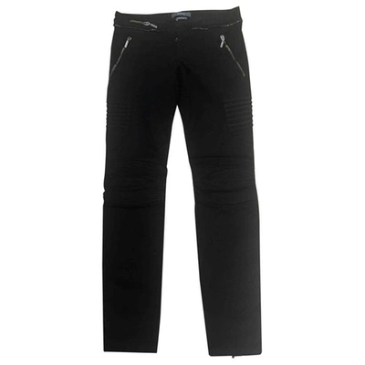 Pre-owned Mcq By Alexander Mcqueen Slim Pants In Black