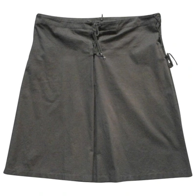 Pre-owned Barbara Bui Mini Skirt In Khaki
