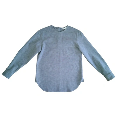 Pre-owned Alexander Wang Blue Cotton Top