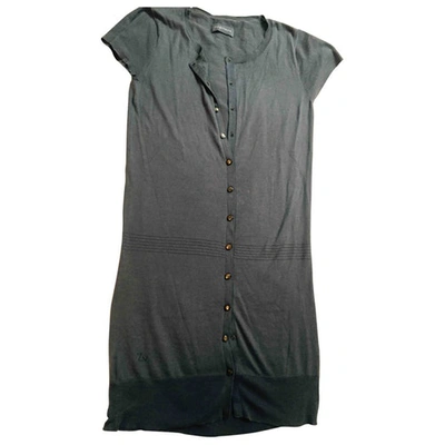 Pre-owned Zadig & Voltaire Mini Dress In Grey