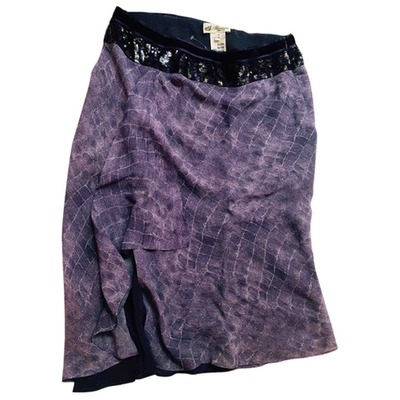 Pre-owned Blumarine Mid-length Skirt In Purple