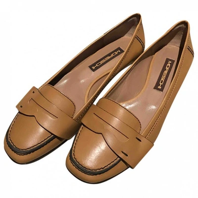 Pre-owned Moreschi Leather Flats