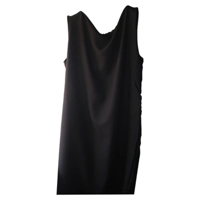 Pre-owned Emporio Armani Black Polyester Dress