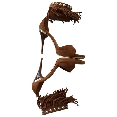 Pre-owned Gianvito Rossi Sandals In Brown