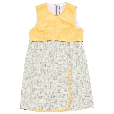 Pre-owned Carven Mini Dress In Yellow