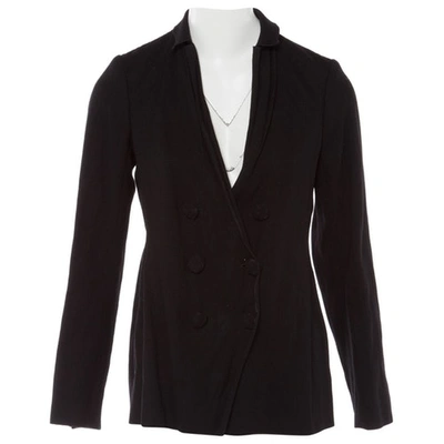 Pre-owned Lanvin Wool Jacket In Black
