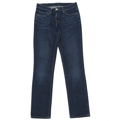 Pre-owned Edwin Slim Jeans In Blue