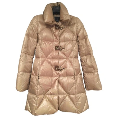 Pre-owned Fay Puffer In Gold
