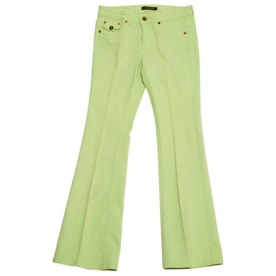 Pre-owned Roberto Cavalli Jeans In Green
