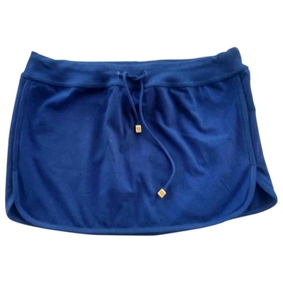 Pre-owned Fendi Mini Skirt In Blue
