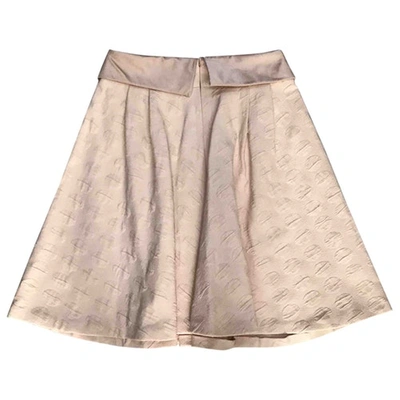 Pre-owned Valentino Silk Mid-length Skirt In Other