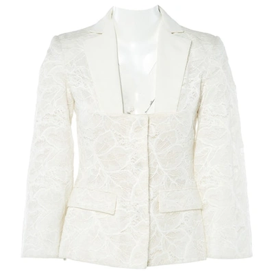 Pre-owned Antonio Berardi White Cotton Jacket