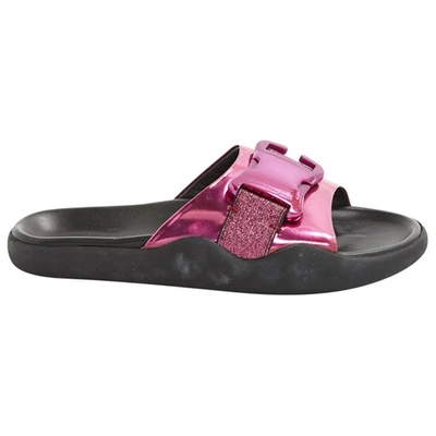 Pre-owned Christopher Kane Leather Sandal In Pink