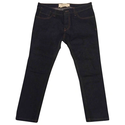 Pre-owned Marni Slim Jeans In Navy