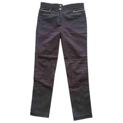 Pre-owned Matthew Williamson Slim Jeans In Anthracite