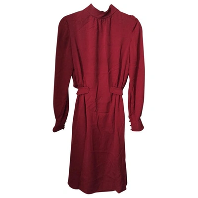 Pre-owned Vilshenko Silk Mid-length Dress In Red