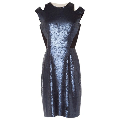 Pre-owned Proenza Schouler Silk Mid-length Dress In Blue