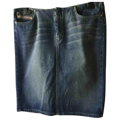 Pre-owned Diesel Mid-length Skirt In Blue