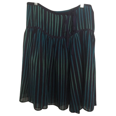 Pre-owned Marc By Marc Jacobs Silk Mini Skirt In Multicolour