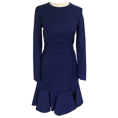 Pre-owned Ports 1961 Mid-length Dress In Blue
