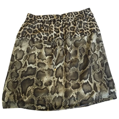 Pre-owned Michael Kors Mid-length Skirt In Khaki