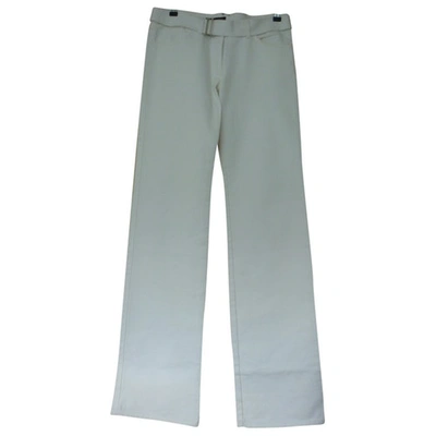Pre-owned Bally White Cotton Jeans