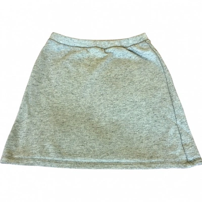 Pre-owned American Vintage Mini Skirt In Grey