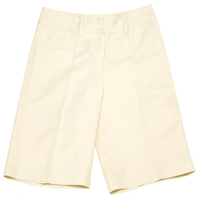 Pre-owned Paul & Joe Ecru Cotton Shorts