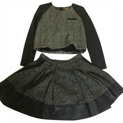 Pre-owned Dress Gallery Grey Wool Skirt