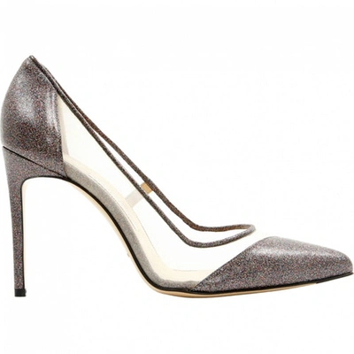 Pre-owned Bionda Castana Leather Heels In Metallic