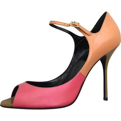 Pre-owned Pierre Hardy Leather Heels In Multicolour
