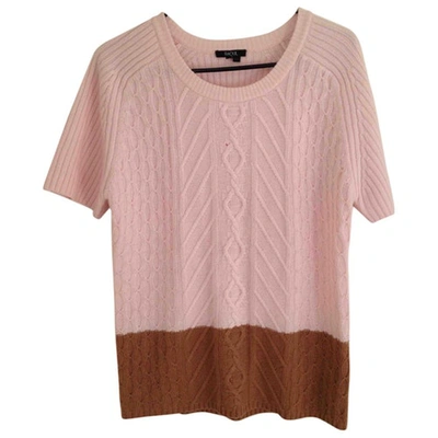 Pre-owned Raoul Wool Top In Pink