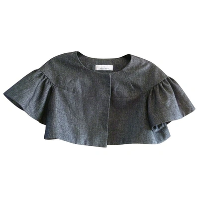 Pre-owned By Malene Birger Wool Jacket In Grey