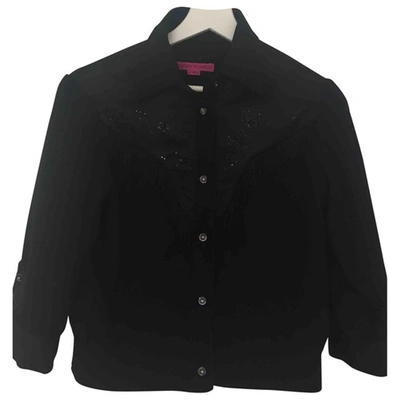 Pre-owned Matthew Williamson Black Polyester Top