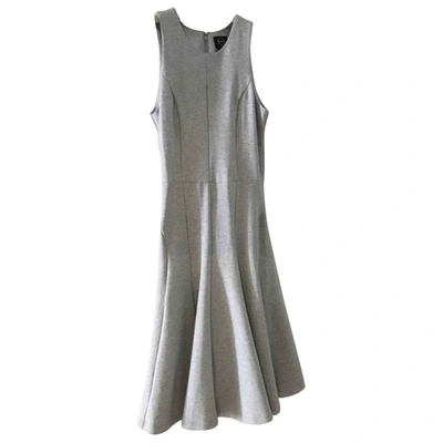 Pre-owned Mcq By Alexander Mcqueen Mid-length Dress In Grey